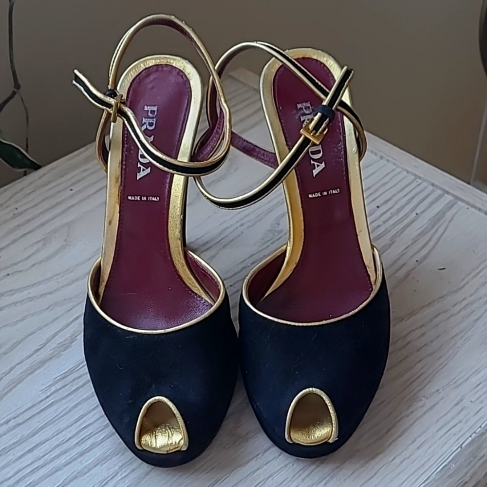 Prada peeptoes